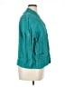 Chico's 100% Linen Teal Jacket Size XL (3) - photo 4