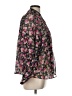 Olivaceous 100% Polyester Floral Black Long Sleeve Blouse Size L - photo 4