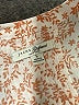 Jachs Girlfriend 100% Polyester Orange 3/4 Sleeve Blouse Size L - photo 7