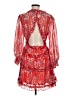 Unbranded Floral Red Cocktail Dress Size M - photo 2