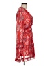 Unbranded Floral Red Cocktail Dress Size M - photo 4