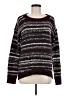 CALVIN KLEIN JEANS Stripes Burgundy Pullover Sweater Size M - photo 1