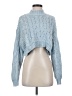 Cotton Candy LA 100% Cotton Blue Turtleneck Sweater Size XS - photo 1
