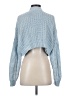 Cotton Candy LA 100% Cotton Blue Turtleneck Sweater Size XS - photo 2