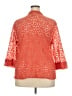Ruby Rd. 100% Nylon Orange 3/4 Sleeve Blouse Size 18 - photo 2