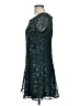 Ignite Evenings 100% Polyester Teal Cocktail Dress Size 10 - photo 5