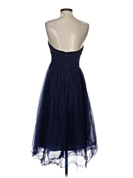 blue mini corset dress Strapless Tulle Cocktail Poly USA 26112 Chest:54 35.0 CARE Hand Wash Puff Sleeve Dress Bright Blue Bridesmaids Dresses