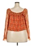 DR2 100% Polyester Orange 3/4 Sleeve Blouse Size XXL - photo 2