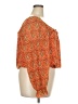 DR2 100% Polyester Orange 3/4 Sleeve Blouse Size XXL - photo 4
