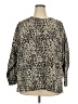 Chico's Animal Print Tan Pullover Sweater Size XXL (4) - photo 1