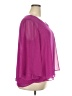 Jennifer Lopez 100% Polyester Purple 3/4 Sleeve Blouse Size XXL - photo 4