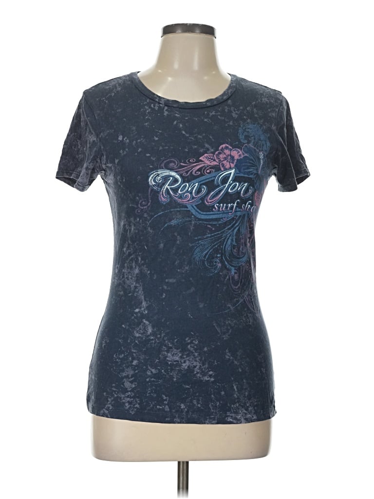 Pre-owned Assorted Brands Short Sleeve T-shirt In Blue