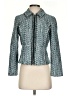 White House Black Market Tweed Teal Jacket Size 4 (petite) - photo 1