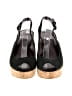 Stuart Weitzman Solid Black Wedges Size 7 - photo 2