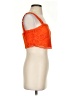 Topshop 100% Polyester Orange Tank Top Size 4 - photo 4