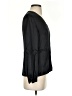 Whistles 100% Silk Black Long Sleeve Silk Top Size 2 - photo 4