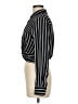 Timing Stripes Black Long Sleeve Blouse Size M - photo 5