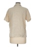 Classic Elements Polka Dots Tan Short Sleeve Blouse Size M - photo 2