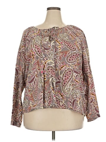 IZOD Long Sleeve Blouse (view 1)