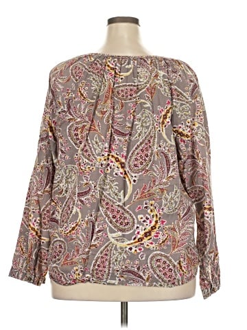 IZOD Long Sleeve Blouse (view 2)