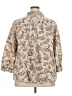 Basic Editions Paisley Ivory 3/4 Sleeve Button-Down Shirt Size 4X - photo 2