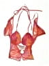 Outcast Exclusives Print Red Swimsuit Top Size S - photo 1