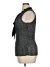 DKNY 100% Polyester Gray Sleeveless Blouse Size XL - photo 5