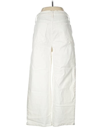 Madewell The Perfect Vintage Wide-Leg Crop Jean in Tile White (view 2)