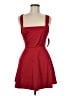 Lulus Solid Red Cocktail Dress Size M - photo 1