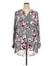 NY Collection 100% Polyester Purple Cardigan Size 3X - photo 1