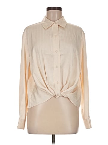 Hudson Jeans Long Sleeve Blouse (view 1)