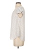 Dna Couture 100% Polyester Ivory Short Sleeve Blouse Size S - photo 5