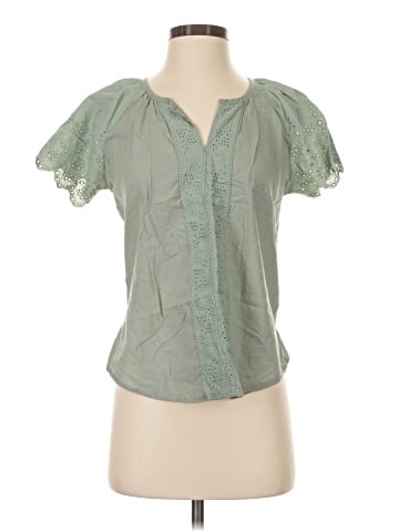 Truself Short Sleeve Blouse (view 1)