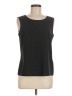 Escada 100% Polyester Black Sleeveless Blouse Size EU 38 / US 8 - photo 1