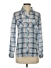 Soft Joie Blue Long Sleeve Polo Size XS - photo 1