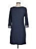 Blue Rain Solid Gray Casual Dress Size M - photo 2