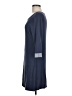 Blue Rain Solid Gray Casual Dress Size M - photo 5
