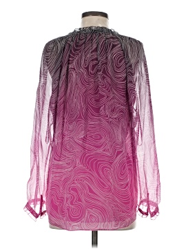 Diane von Furstenberg Long Sleeve Silk Top (view 2)