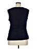 Perceptions Blue Sleeveless Top Size XL - photo 2