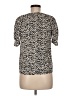 Whistles Animal Print Ivory Short Sleeve Blouse Size M - photo 2