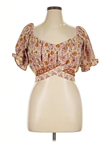 Milk and Honey Short Sleeve Blouse (view 1)