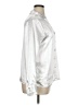 Intempo Metallic Silver Long Sleeve Blouse Size XL - photo 4
