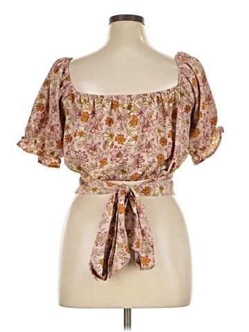 Milk and Honey Short Sleeve Blouse (view 2)