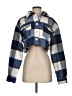 Mable 100% Polyester Plaid Blue Jacket Size S - photo 1