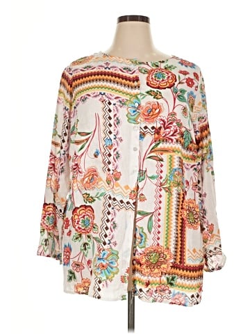 H By Halston 3/4 Sleeve Blouse (view 1)