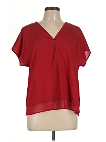DKNY Short Sleeve Blouse (view 1)