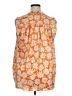 Alfani 100% Polyester Orange Sleeveless Blouse Size XL - photo 2