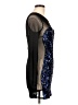 Alt. B 100% Polyester Stars Blue Cocktail Dress Size L - photo 4