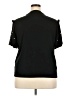 On Twelfth Stars Black Short Sleeve Blouse Size 3X - photo 2