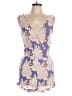 Dance & Marvel 100% Rayon Paisley Purple Romper Size L - photo 1
